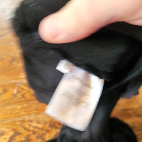 Reformation black plush drawstring jogger lounge wear pants sz Small - Picture 3 of 4